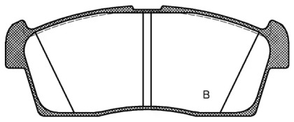 Комплект тормозных колодок (OPEN PARTS: BPA1199.02)