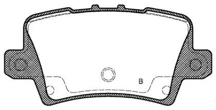 Комплект тормозных колодок (OPEN PARTS: BPA1206.02)