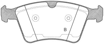 Комплект тормозных колодок (OPEN PARTS: BPA1370.00)