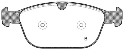 Комплект тормозных колодок (OPEN PARTS: BPA1397.00)