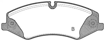 Комплект тормозных колодок (OPEN PARTS: BPA1409.00)