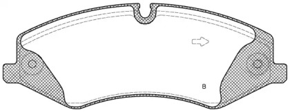 Комплект тормозных колодок (OPEN PARTS: BPA1409.10)