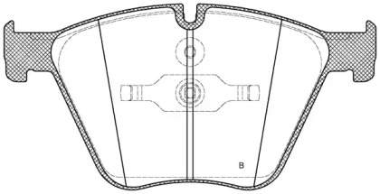 Комплект тормозных колодок (OPEN PARTS: BPA1419.00)