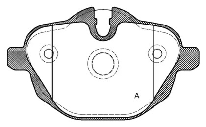 Комплект тормозных колодок (OPEN PARTS: BPA1421.00)