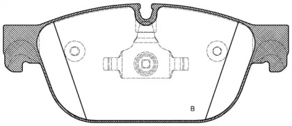 Комплект тормозных колодок (OPEN PARTS: BPA1451.01)