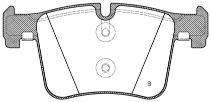 Комплект тормозных колодок (OPEN PARTS: BPA1457.00)