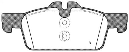 Комплект тормозных колодок (OPEN PARTS: BPA1461.01)