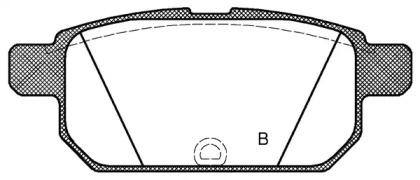 Комплект тормозных колодок (OPEN PARTS: BPA1471.02)