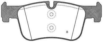 Комплект тормозных колодок (OPEN PARTS: BPA1478.00)