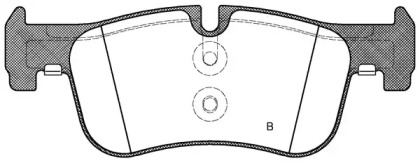 Комплект тормозных колодок (OPEN PARTS: BPA1478.10)