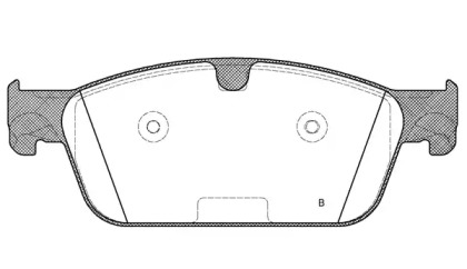 Комплект тормозных колодок (OPEN PARTS: BPA1511.00)