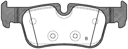 Комплект тормозных колодок (OPEN PARTS: BPA1573.00)