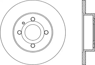 Тормозной диск (OPEN PARTS: BDA1013.10)