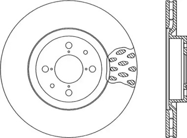 Тормозной диск (OPEN PARTS: BDA1016.20)