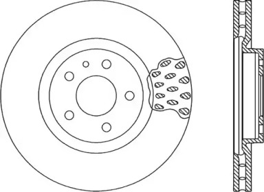 Тормозной диск (OPEN PARTS: BDA1017.20)