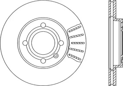 Тормозной диск (OPEN PARTS: BDA1027.20)