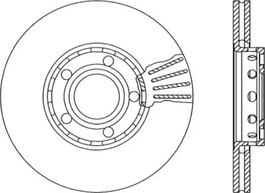 Тормозной диск (OPEN PARTS: BDA1039.20)