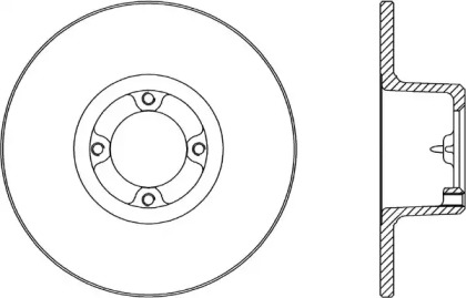 Тормозной диск (OPEN PARTS: BDA1060.10)