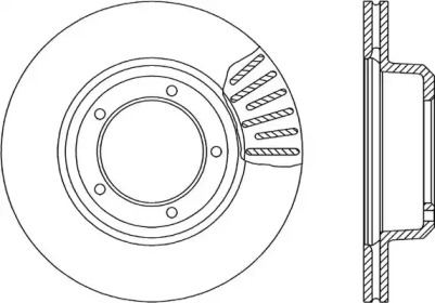 Тормозной диск (OPEN PARTS: BDA1064.20)