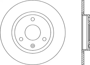 Тормозной диск (OPEN PARTS: BDA1105.10)