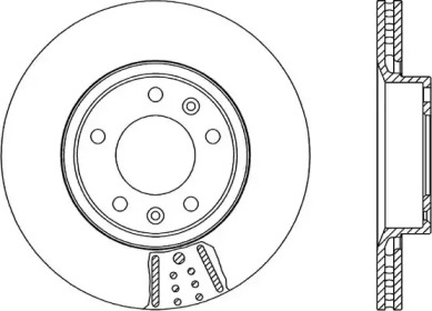 Тормозной диск (OPEN PARTS: BDA1109.20)