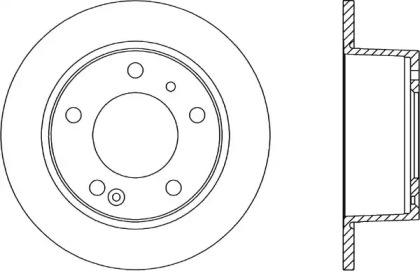 Тормозной диск (OPEN PARTS: BDA1110.10)