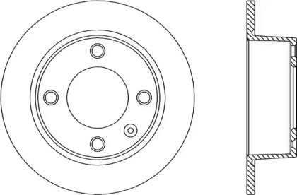 Тормозной диск (OPEN PARTS: BDA1113.10)