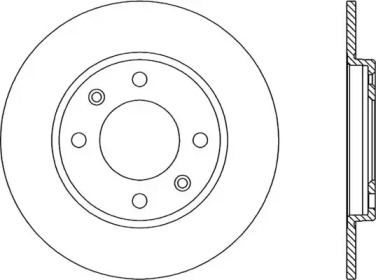 Тормозной диск (OPEN PARTS: BDA1115.10)