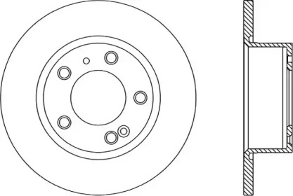 Тормозной диск (OPEN PARTS: BDA1116.10)