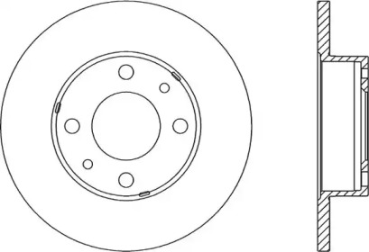 Тормозной диск (OPEN PARTS: BDA1131.10)