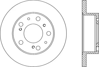 Тормозной диск (OPEN PARTS: BDA1136.10)