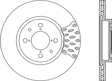 Тормозной диск (OPEN PARTS: BDA1146.20)