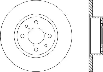 Тормозной диск (OPEN PARTS: BDA1148.10)