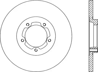 Тормозной диск (OPEN PARTS: BDA1166.10)