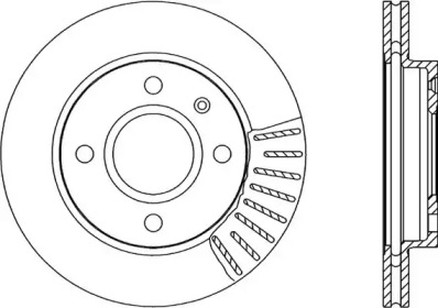 Тормозной диск (OPEN PARTS: BDA1176.20)