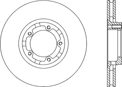 Тормозной диск (OPEN PARTS: BDA1182.20)