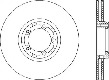 Тормозной диск (OPEN PARTS: BDA1183.20)