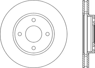 Тормозной диск (OPEN PARTS: BDA1184.20)