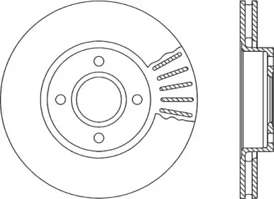 Тормозной диск (OPEN PARTS: BDA1190.20)