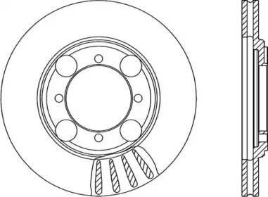 Тормозной диск (OPEN PARTS: BDA1193.20)