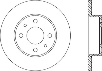 Тормозной диск (OPEN PARTS: BDA1229.10)