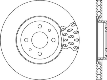 Тормозной диск (OPEN PARTS: BDA1231.20)