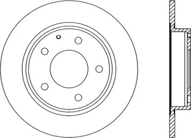 Тормозной диск (OPEN PARTS: BDA1282.10)