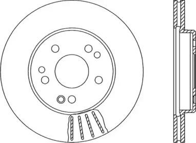 Тормозной диск (OPEN PARTS: BDA1295.20)