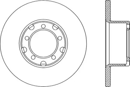 Тормозной диск (OPEN PARTS: BDA1299.10)