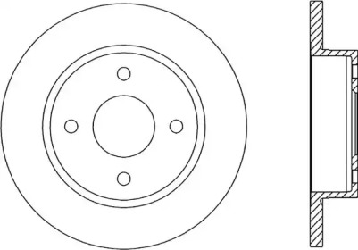 Тормозной диск (OPEN PARTS: BDA1395.10)