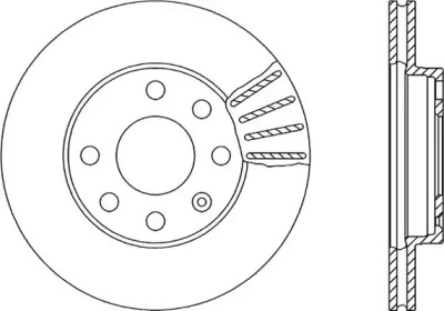 Тормозной диск (OPEN PARTS: BDA1404.20)