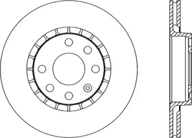 Тормозной диск (OPEN PARTS: BDA1415.20)