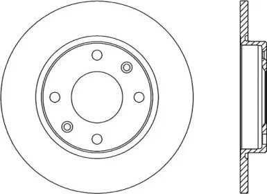 Тормозной диск (OPEN PARTS: BDA1428.10)