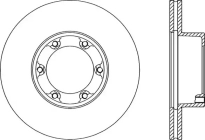 Тормозной диск (OPEN PARTS: BDA1451.20)